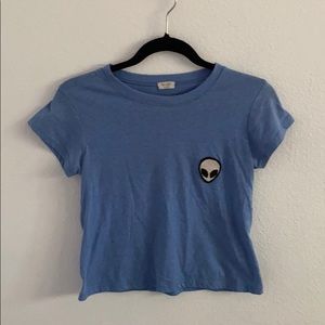 John Galt/Brandy Melville alien head crop top!